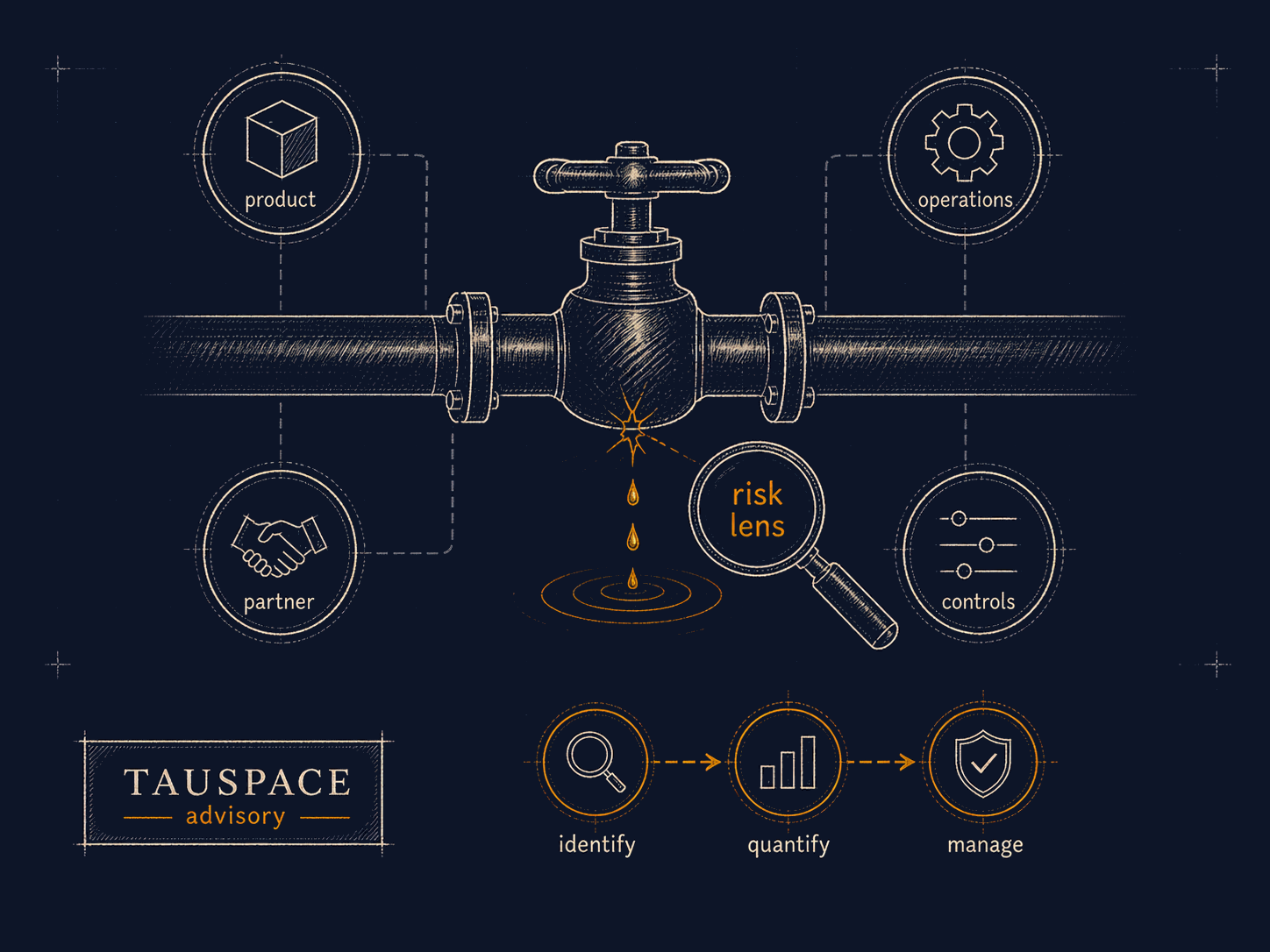 Bank MVNO value leakage map — revenue, cost, risk, and evidence surfaces overlaid on the operating model.